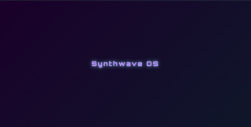 Synthwave OS – screenshot 1