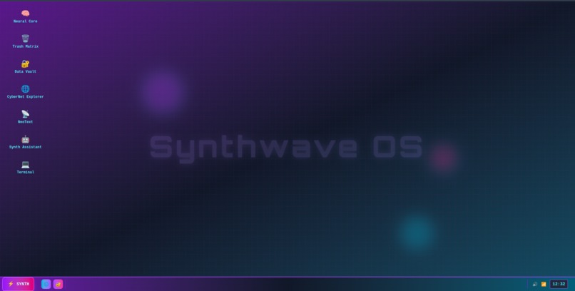 Synthwave OS – screenshot 4
