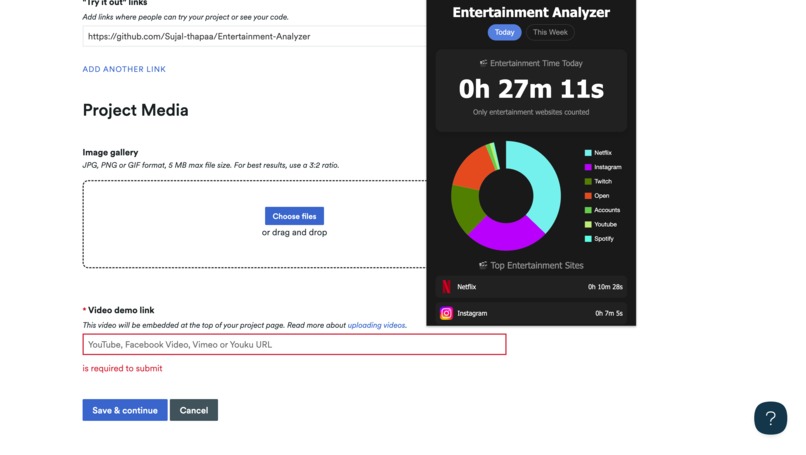 Entertainment Analyzer – screenshot 1