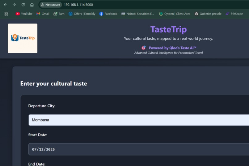 TasteTrip – screenshot 3