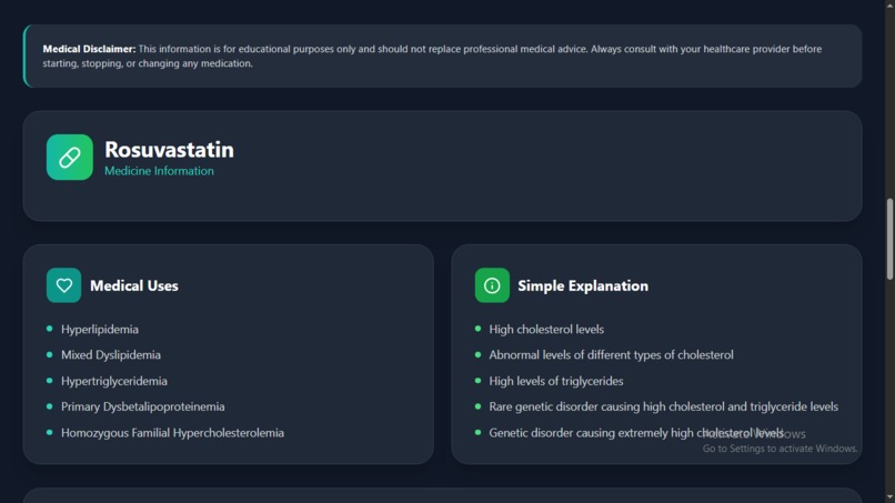 MediLens – screenshot 5