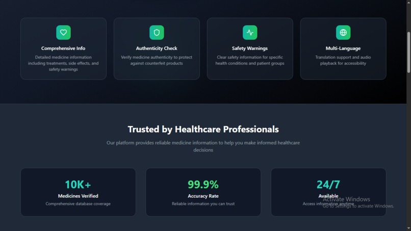 MediLens – screenshot 2