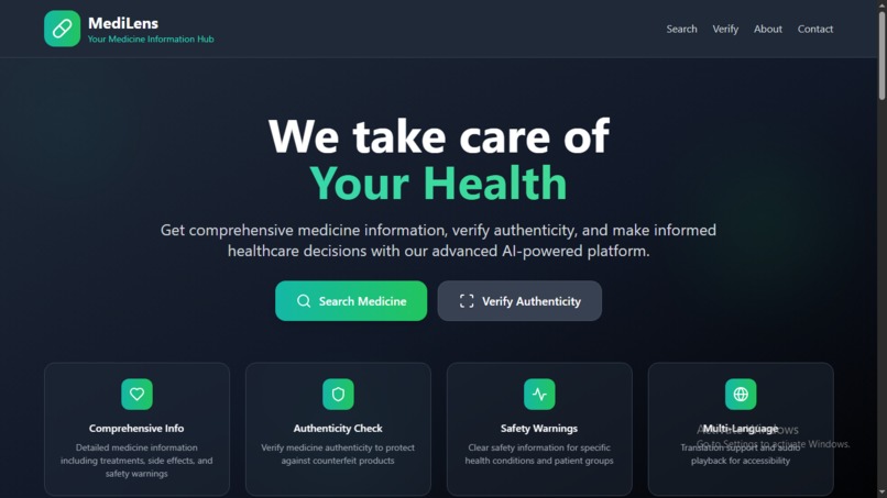 MediLens – screenshot 1