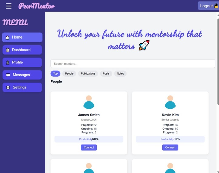 PeerMentor – screenshot 3