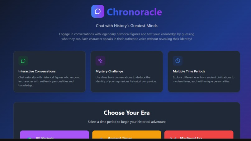 Chronoracle – screenshot 1