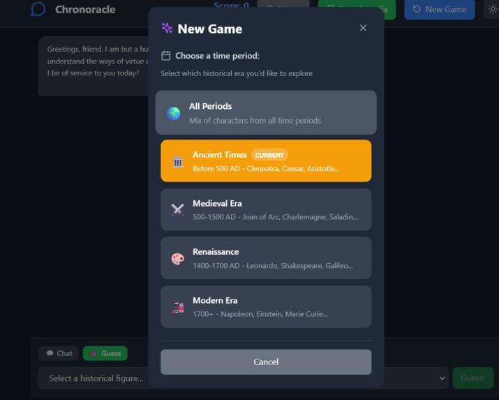 Chronoracle – screenshot 2