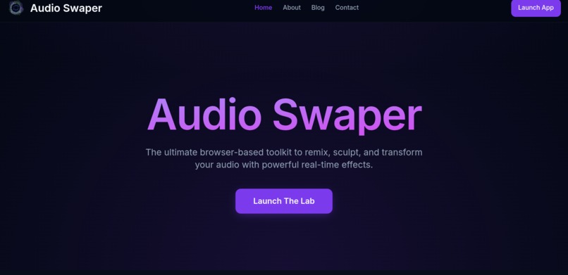 Audio swapper  – screenshot 1