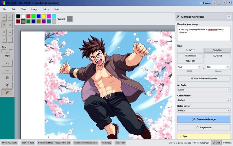 Retro-paint – screenshot 3