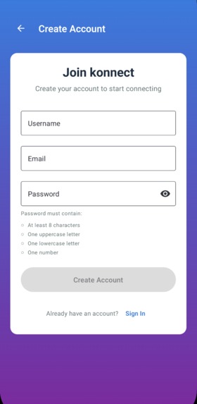 konnect – screenshot 2