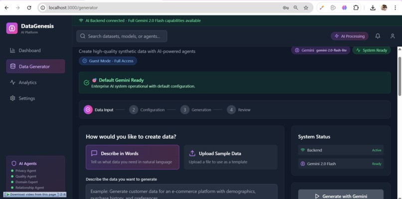 DataGenesis – screenshot 3