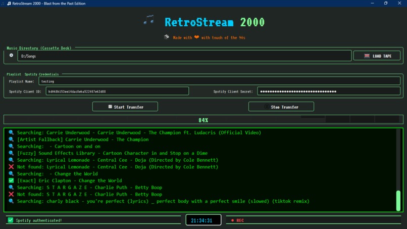 RetroStream2000 – screenshot 5