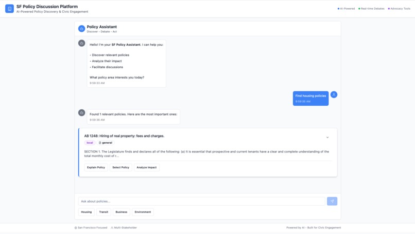 civic.ai – screenshot 1