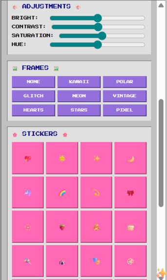 Vintage Photobooth/PhotoEditor – screenshot 1