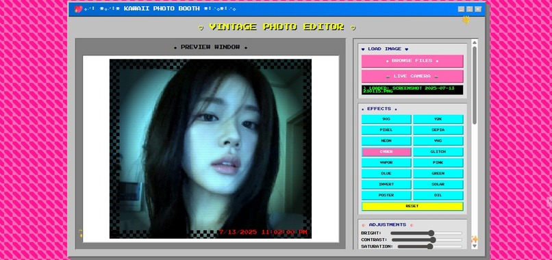 Vintage Photobooth/PhotoEditor – screenshot 6