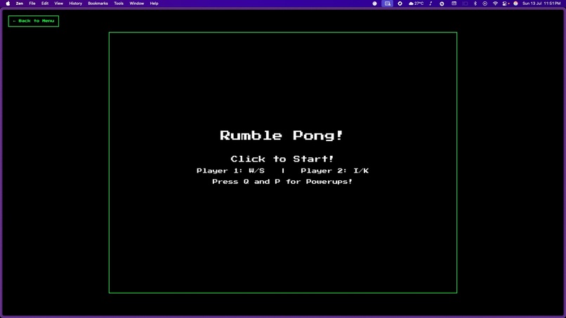 Rumble Pong – screenshot 1