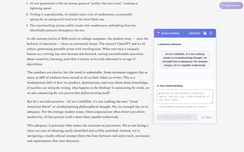 Al-Powered CogniShield Reader – screenshot 3