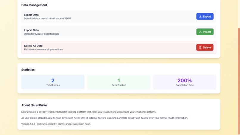 NeuroPulse – screenshot 2