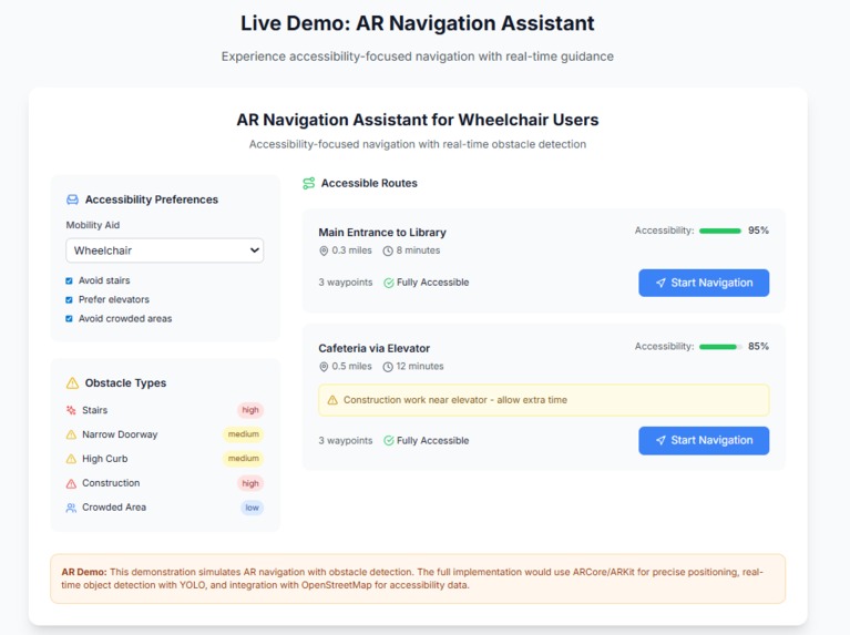 InAble-Unified AI Assistant for Inclusive Accessibility – screenshot 5