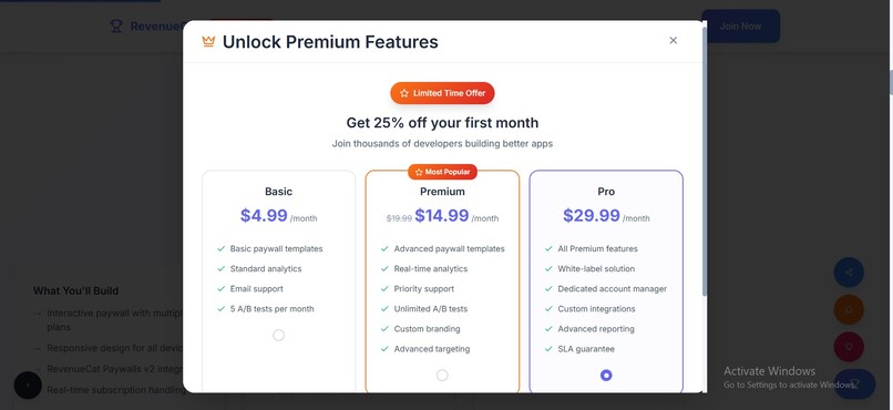 RevenueCat's Paywall – screenshot 3