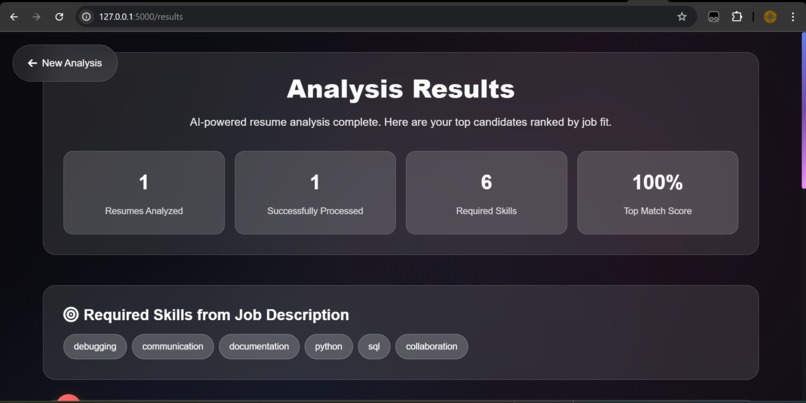Resume Ranker – screenshot 1