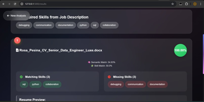 Resume Ranker – screenshot 2