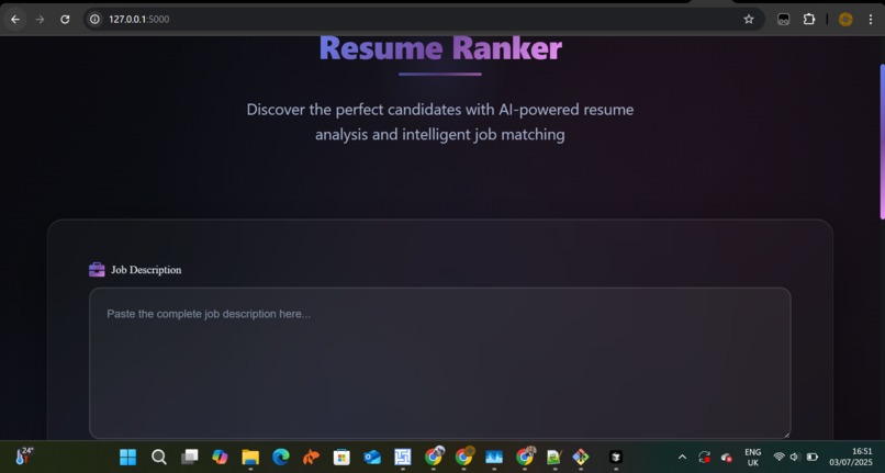 Resume Ranker – screenshot 4