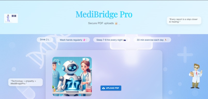 MediBridgePro – AI Health Assistant for Thalassemia Patients – screenshot 4