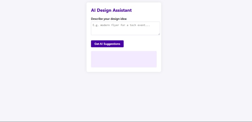 AI-Powered Design Assistant – screenshot 1