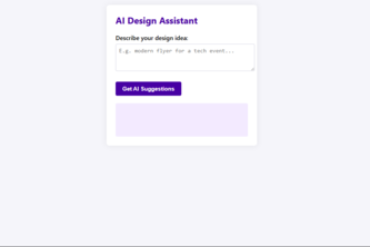 AI-Powered Design Assistant