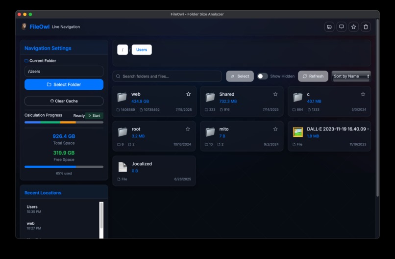 FileOwl - Folder analysis at the speed of thought – screenshot 2