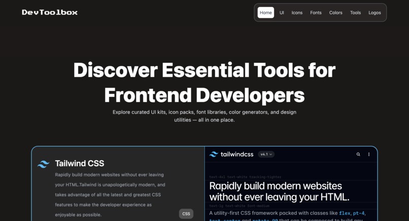 DevToolbox – screenshot 1