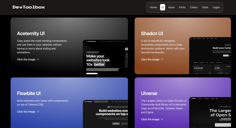 DevToolbox – screenshot 2