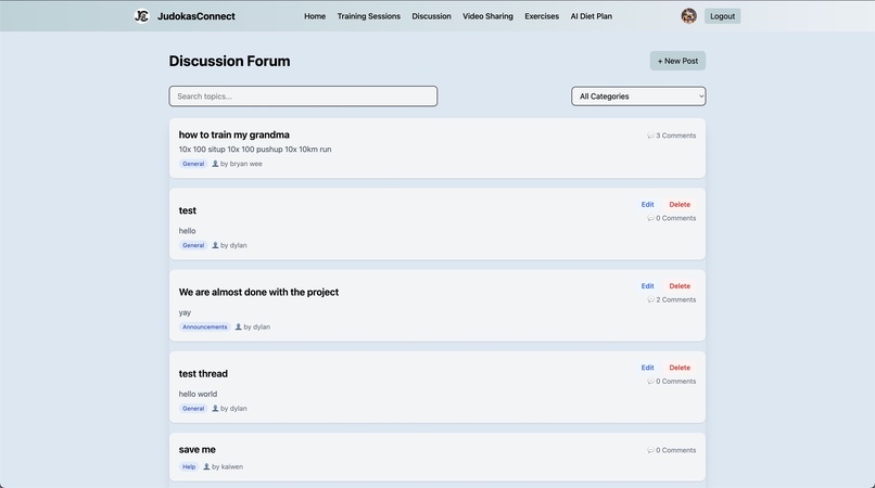 JudokasConnect – screenshot 5