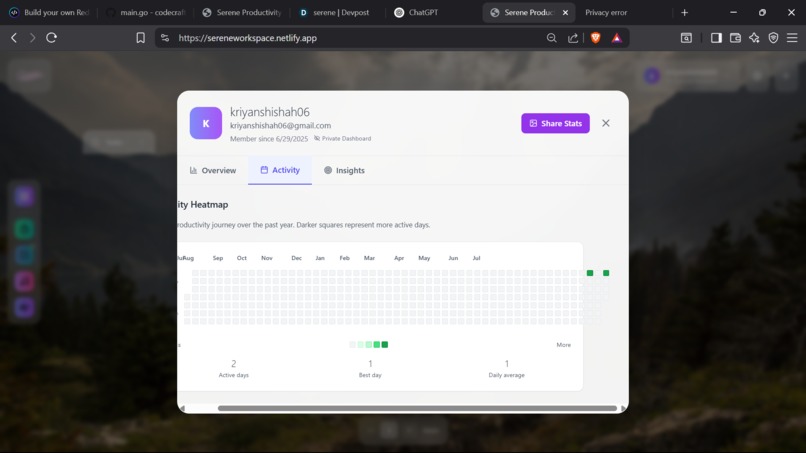 serene – screenshot 4