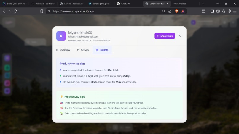 serene – screenshot 6