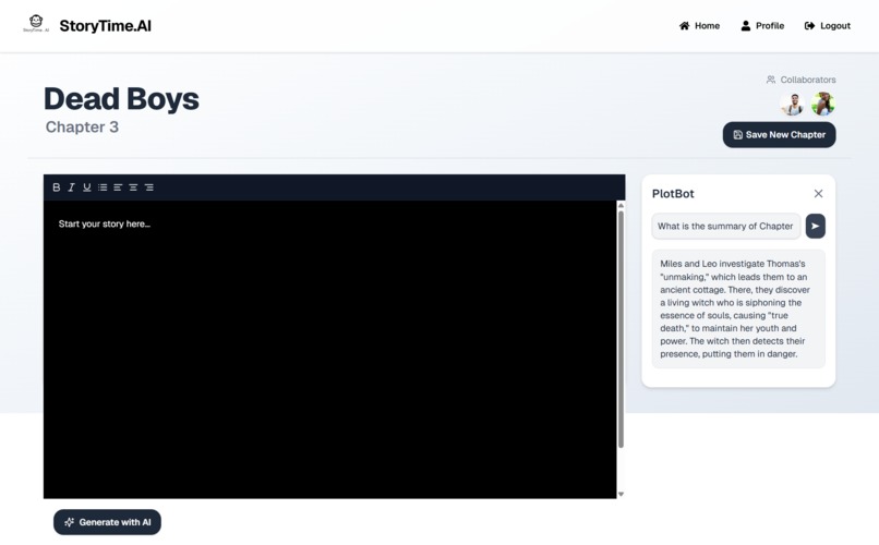 StoryTime.ai – screenshot 2