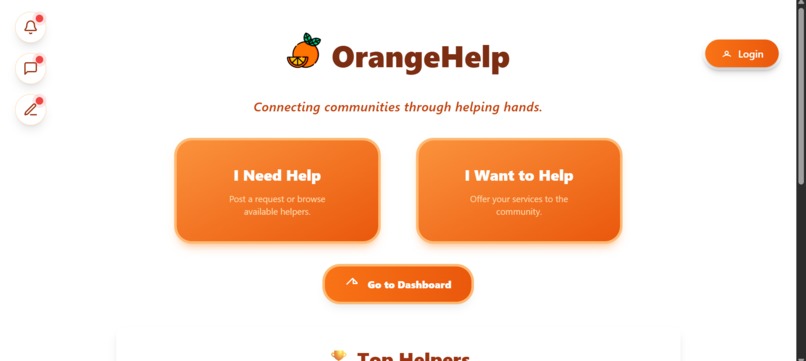 OrangeHelp – screenshot 1