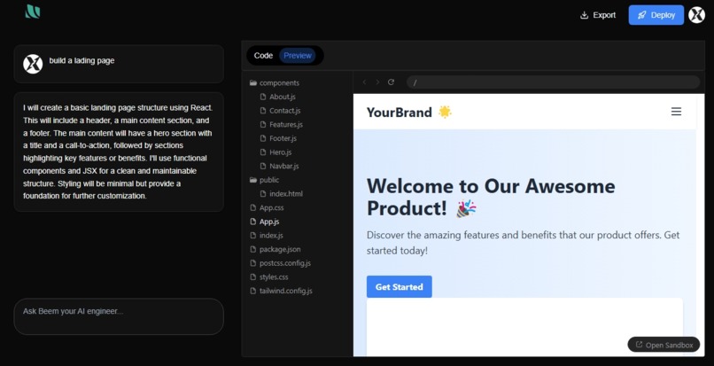 BEEM AI – screenshot 2