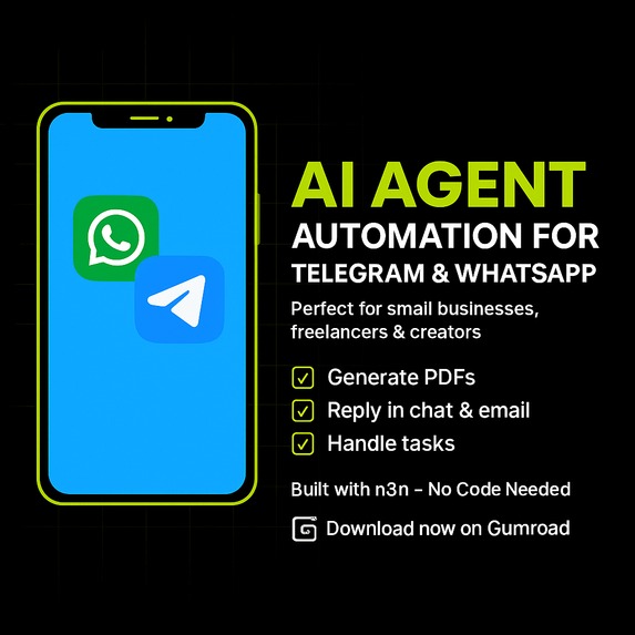 Smart AI Assistant for Telegram & WhatsApp – screenshot 1