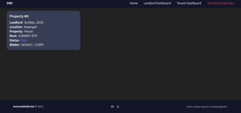 Decentralized Rental System – screenshot 4