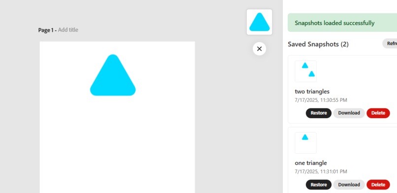 Version Control – screenshot 1