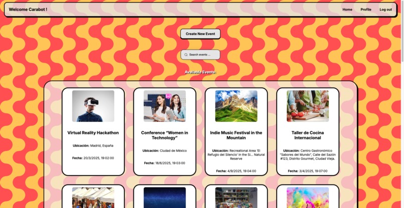 Meetly Website – screenshot 1