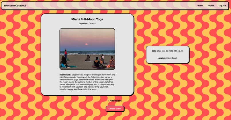 Meetly Website – screenshot 2