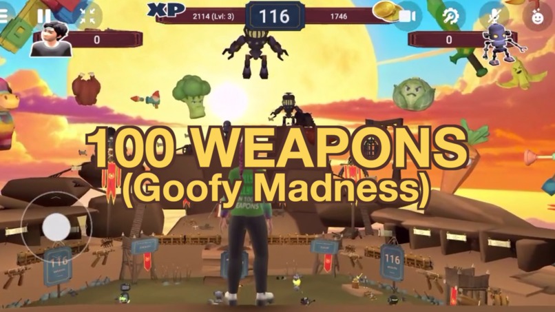 100 Weapons (Goofy Madness) – screenshot 1