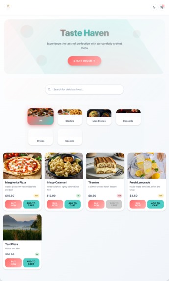 Sheet2Menu Web App – screenshot 1