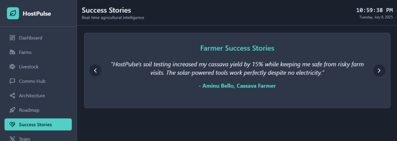 HostPulse: Integrated Intelligence for the Modern Farm – screenshot 3