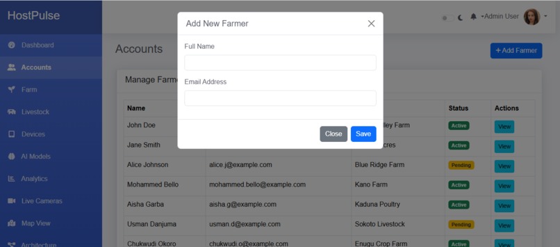 HostPulse: Integrated Intelligence for the Modern Farm – screenshot 10