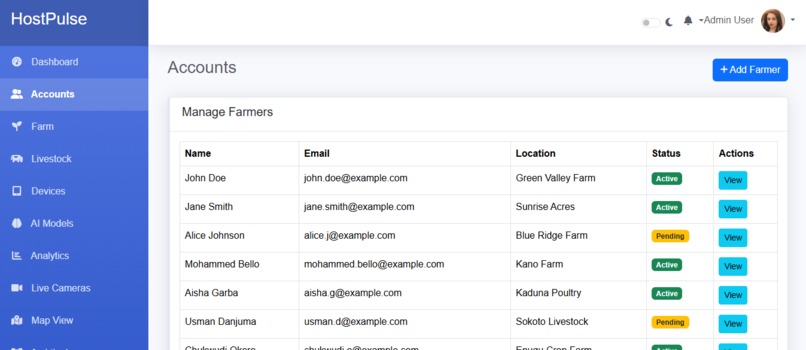 HostPulse: Integrated Intelligence for the Modern Farm – screenshot 11