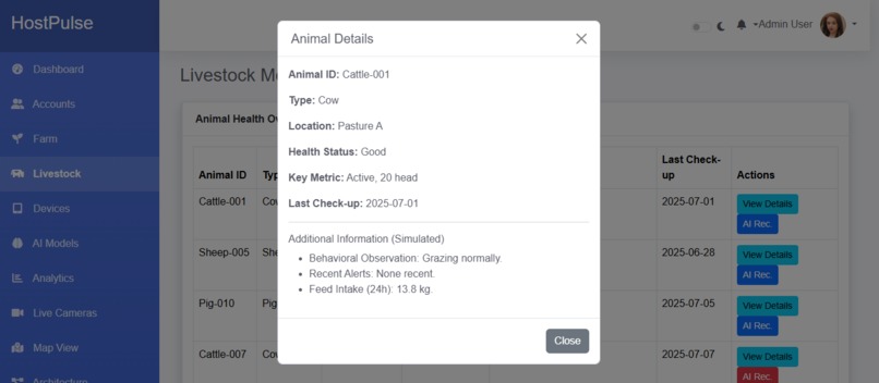 HostPulse: Integrated Intelligence for the Modern Farm – screenshot 16