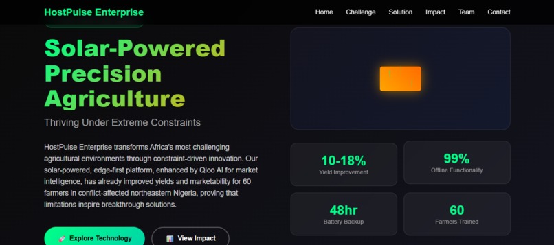 HostPulse Enterprise: Solar-Powered Precision Agriculture – screenshot 52